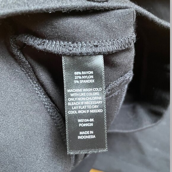 Betabrand Size M Black Straight Leg Classic Dress Pant Yoga Pant - Picture 3 of 5